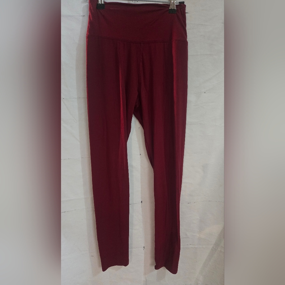 Burgundy Leggins